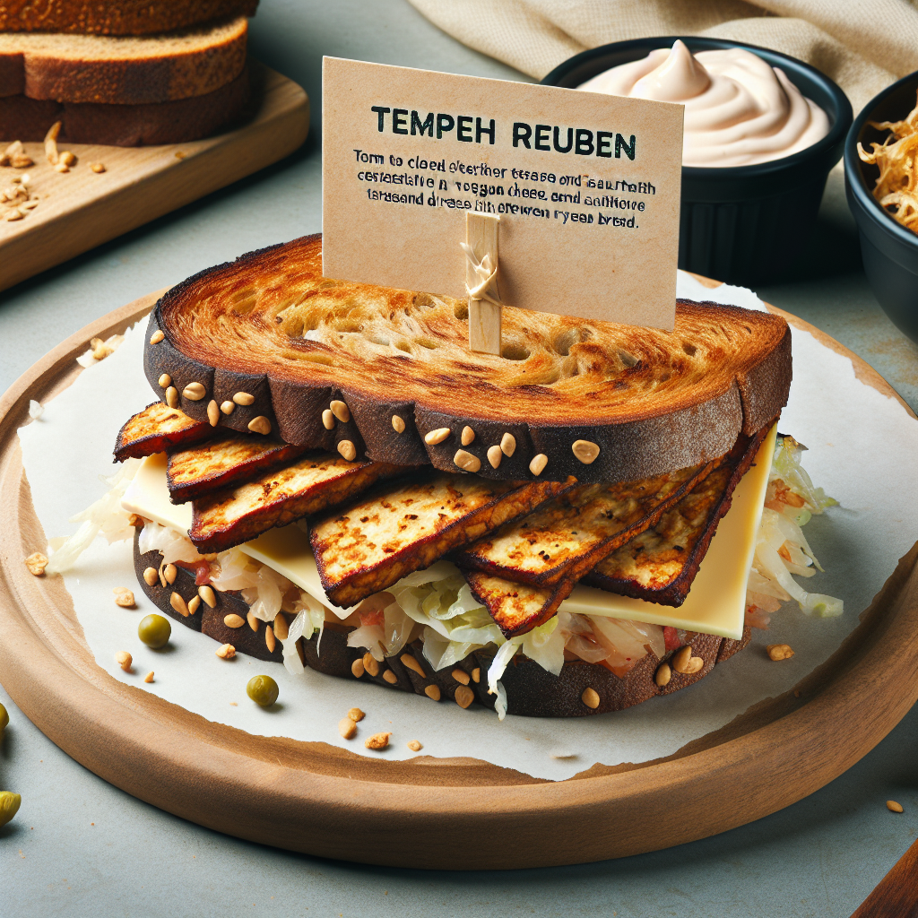 Tempeh Reuben Sandwich