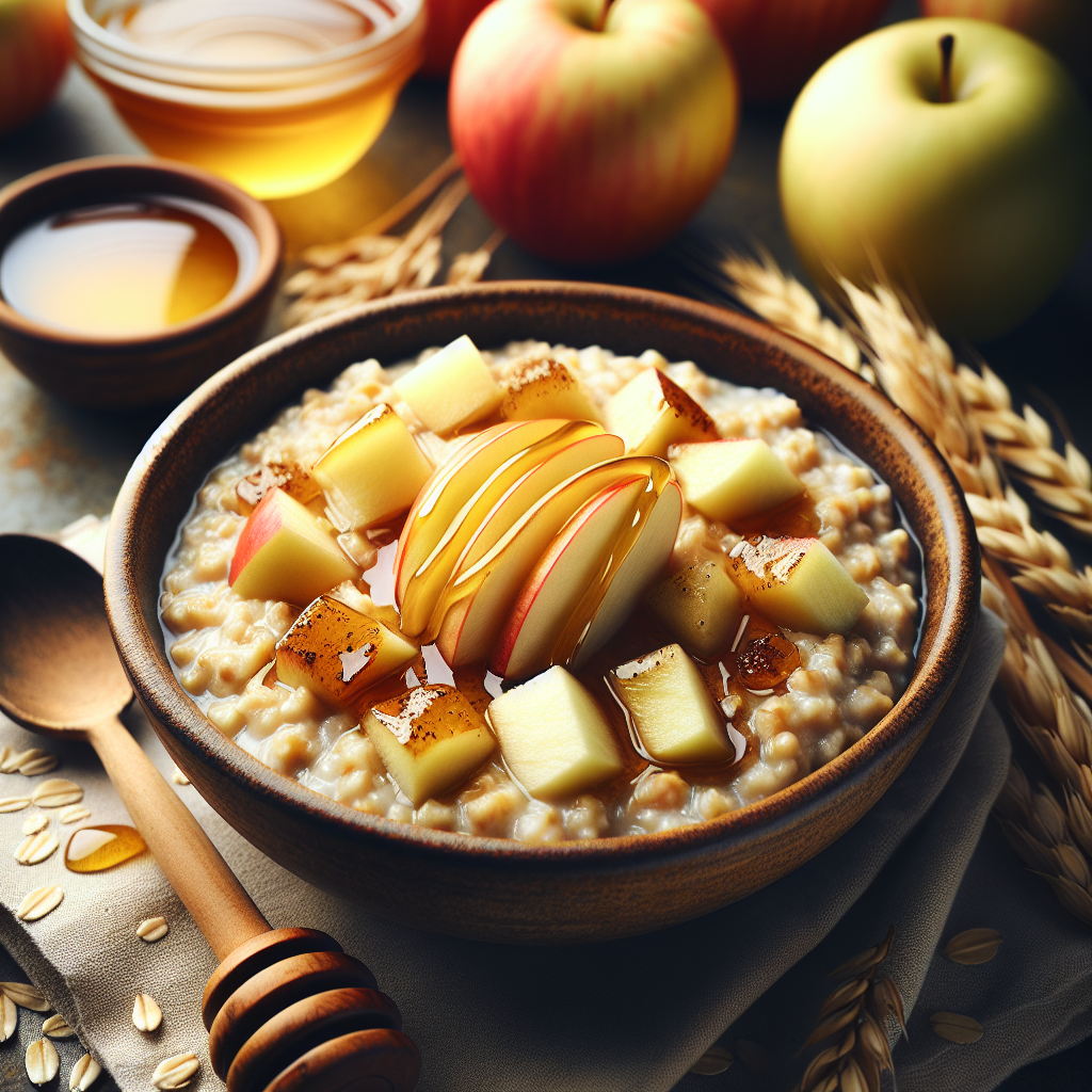 Warm Barley And Apple Porridge